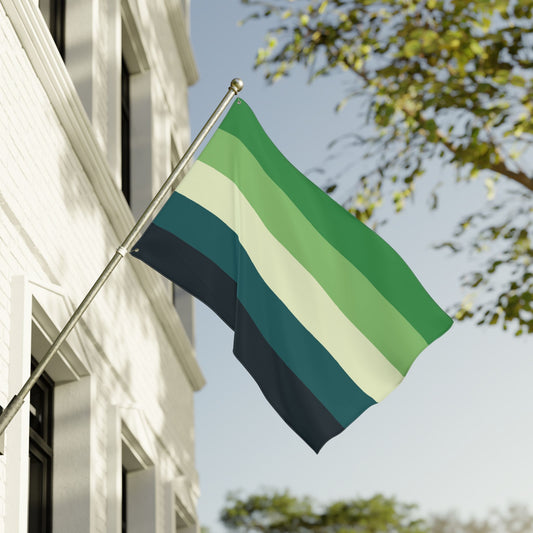36'' × 60'' Aromantic Spectrum Pride Flag with Grommets