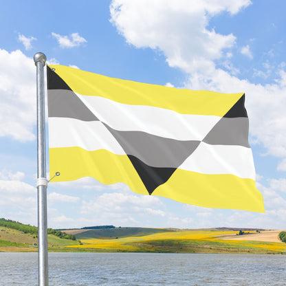 Aegoplatonic Yellow Pride Flag with Grommets
