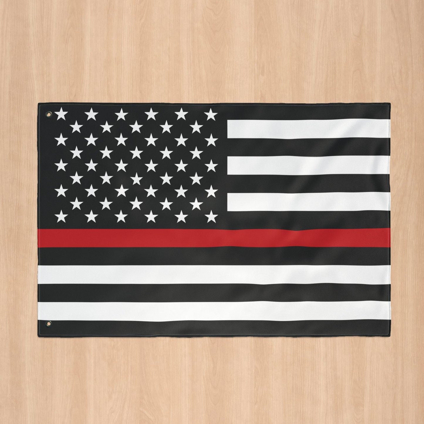USA Thin Red Line American Flag with Grommets