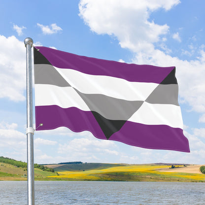 Aegosexual Pride Flag with Grommets