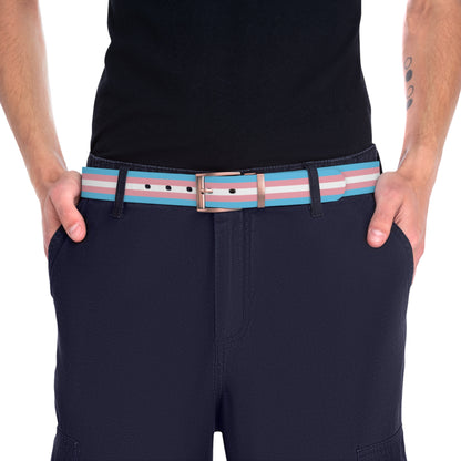 Transgender Pride Flag Belt