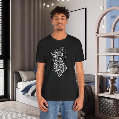 Bride of Frankenstein Lovebird, Line Art Tee