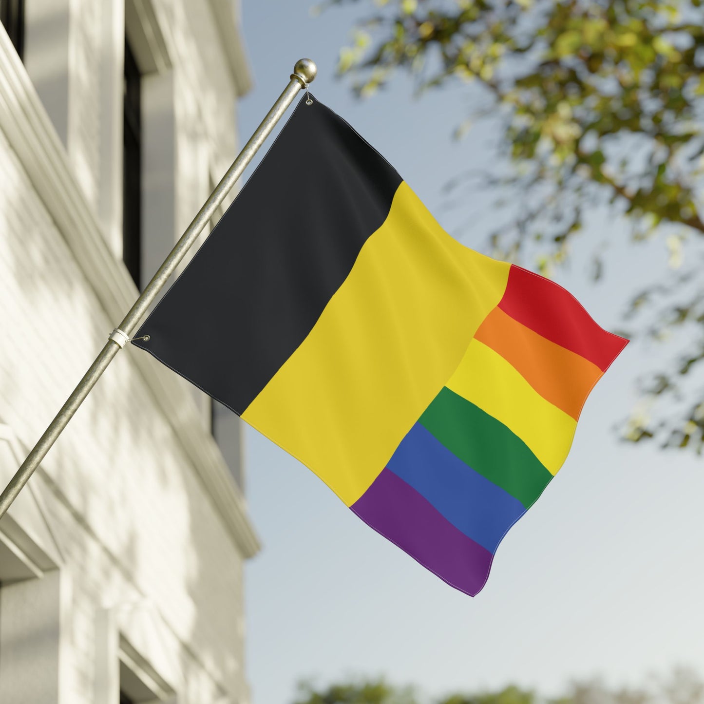 30'' × 40'' Pittsburgh Pride Flag Colors with Grommets