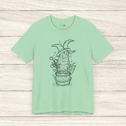 Witches' Brew Lovebird, Line Art Tee