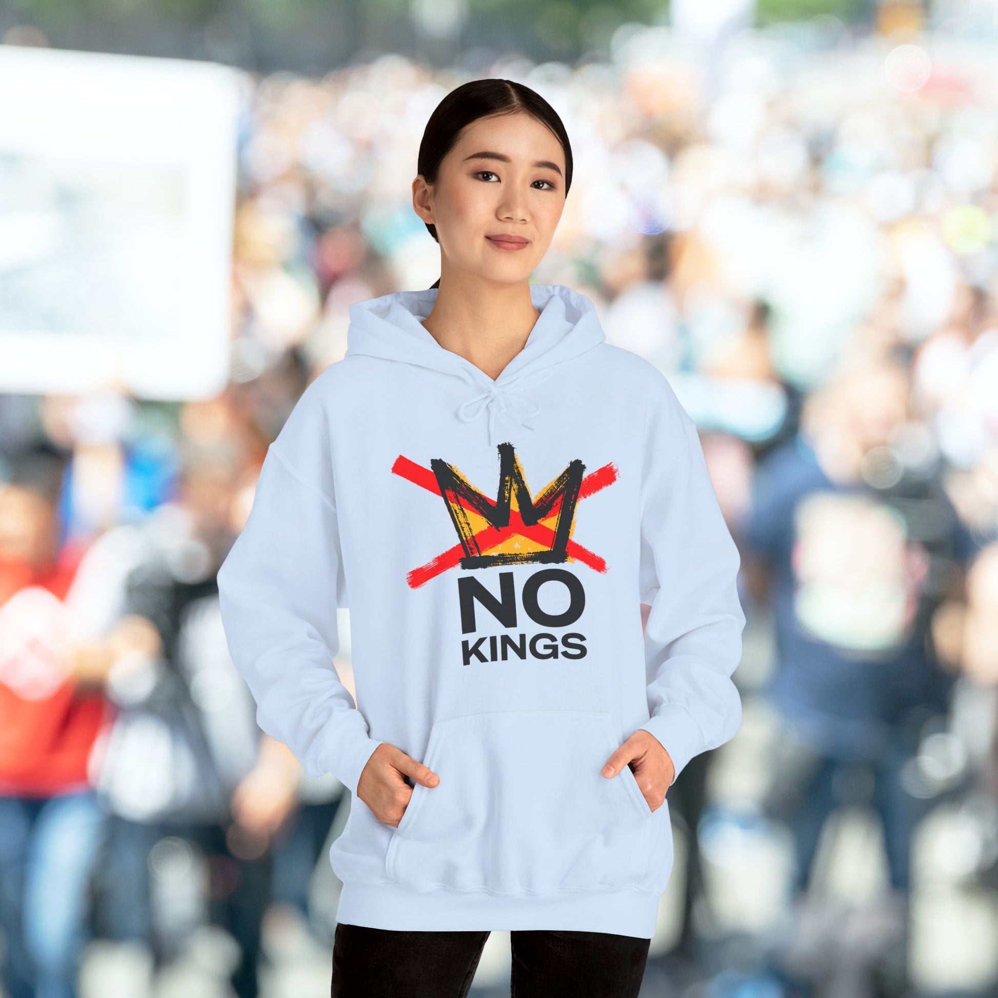 No Kings Protest Hoodie