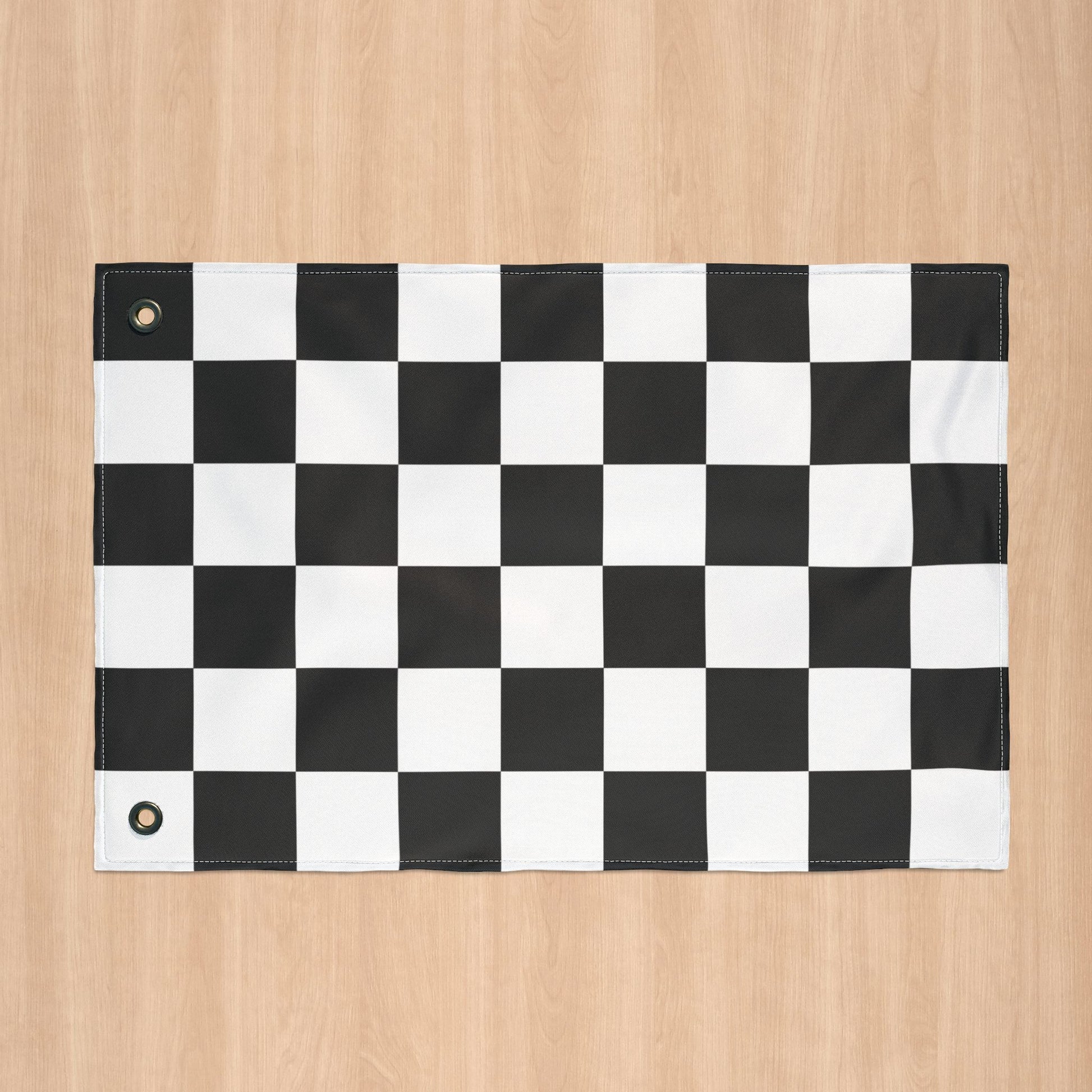 Checker Flag with Grommets