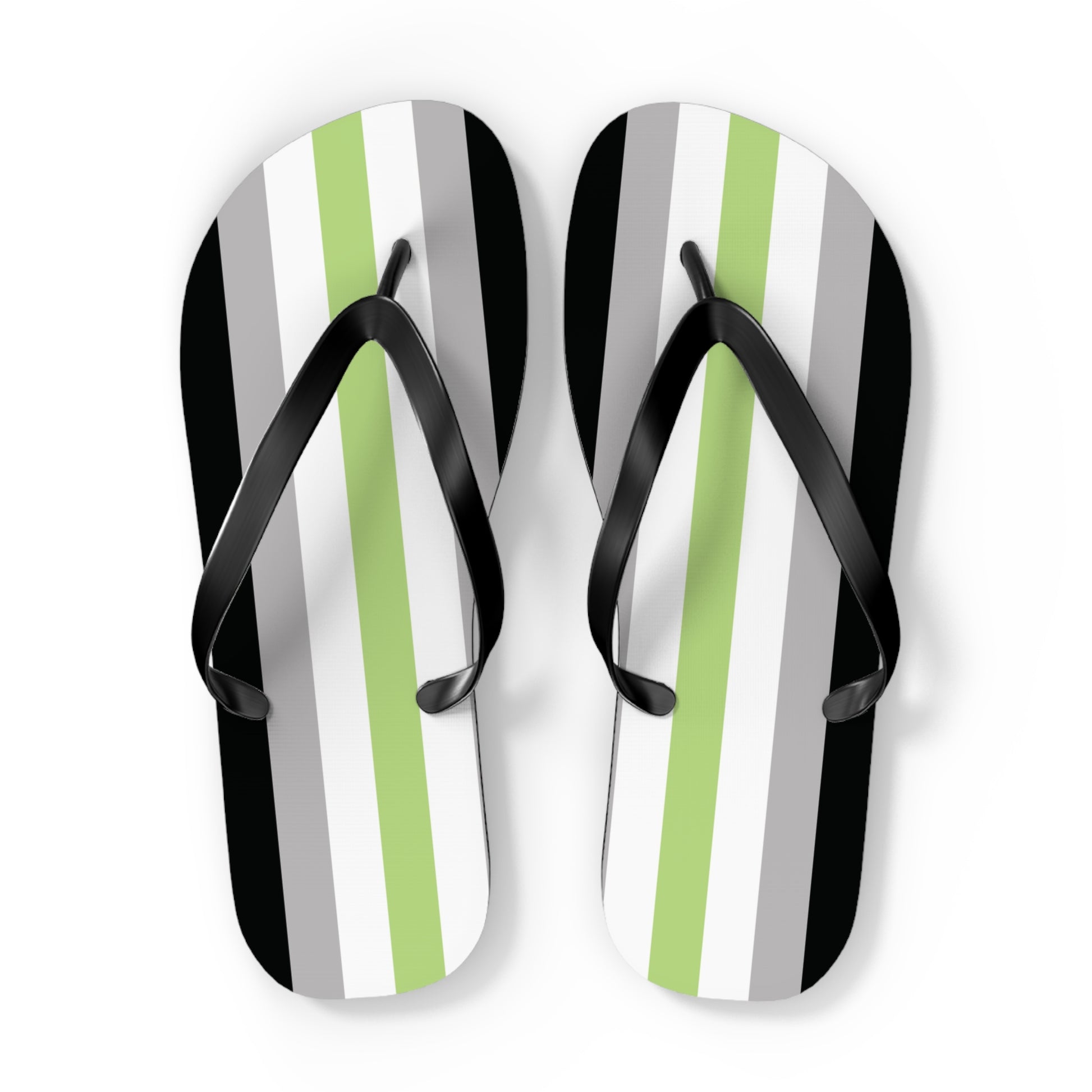 Agender Pride Flip Flops