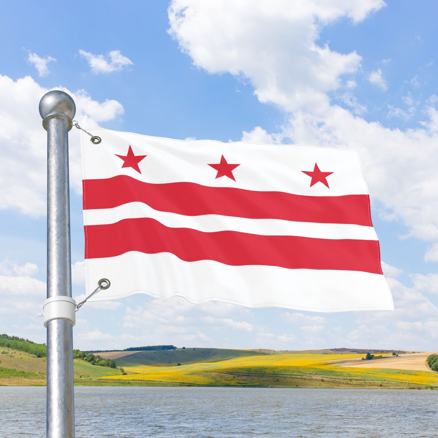 Washington, D.C. DC Double-Sided Flag with Grommets