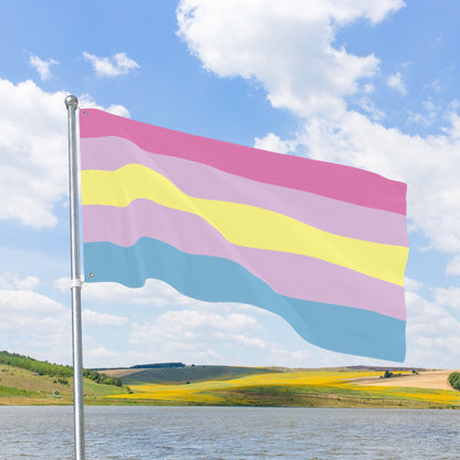 Aporagender Double-Sided Pride Flag with Grommets