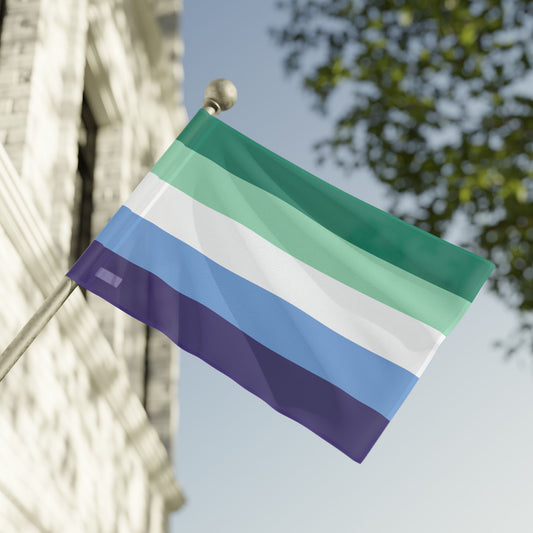 36" x 24" Gay Men Pride 5-Stripe Flag