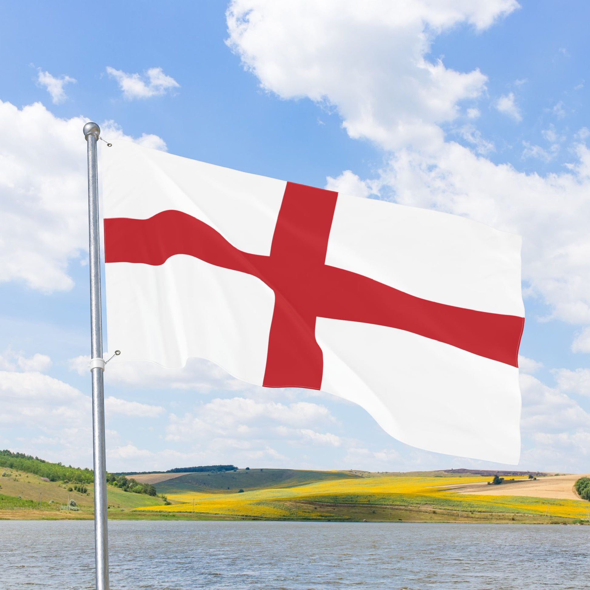England Flag with Grommets