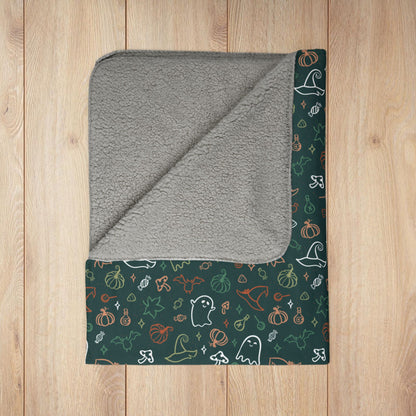 Nebulasexual Pride Halloween Fleece Sherpa Blanket
