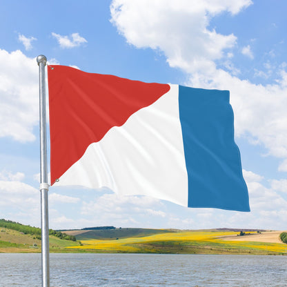 AMC American Motors Logo Double-Sided Flag, with Left or Right Side Grommets