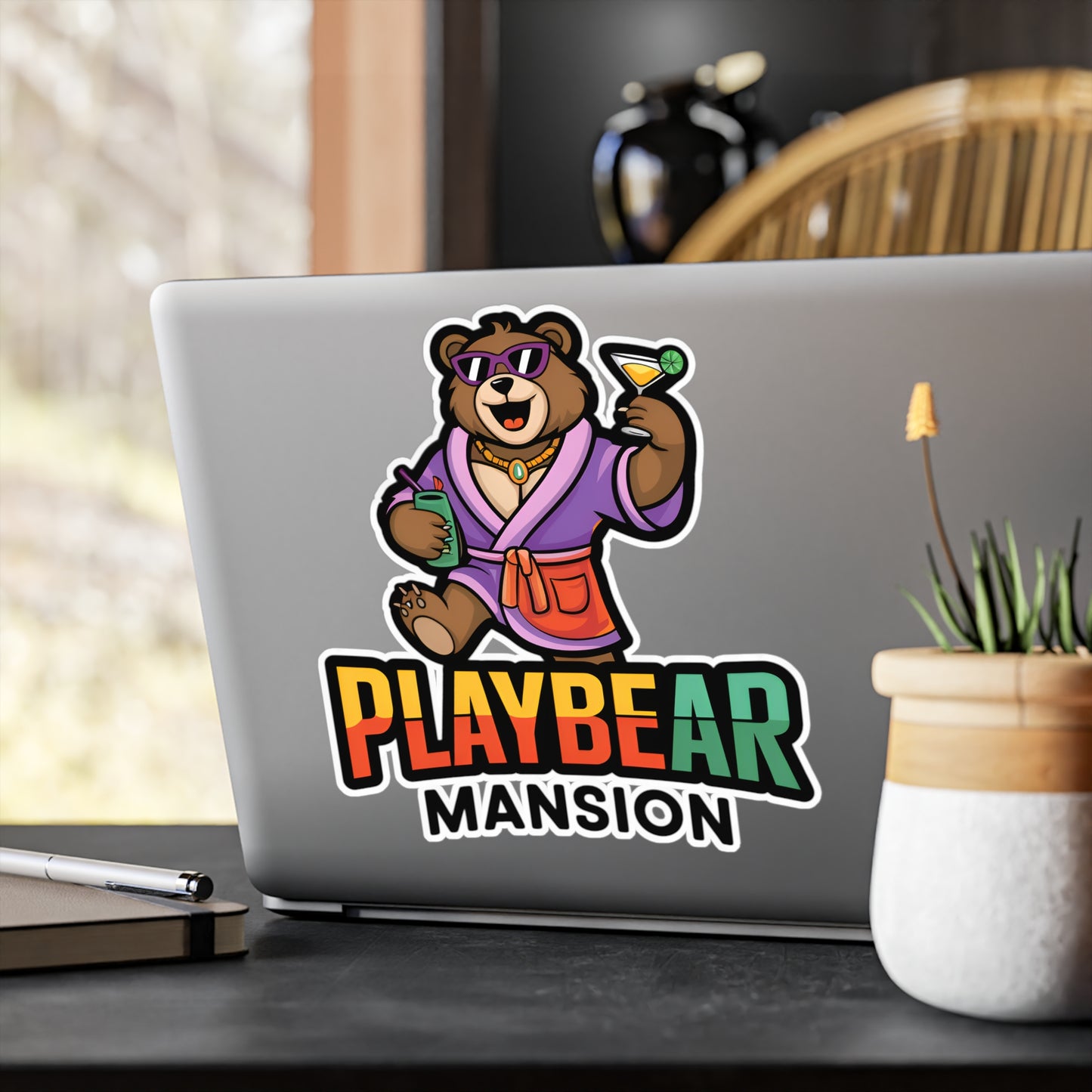 Playbear Mansion Vinyl Kiss-Cut Stickers