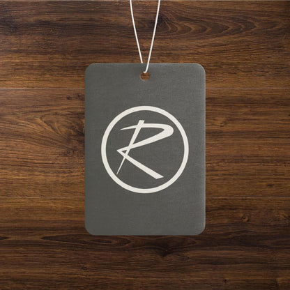 Rambler White Logo Black Air Freshener