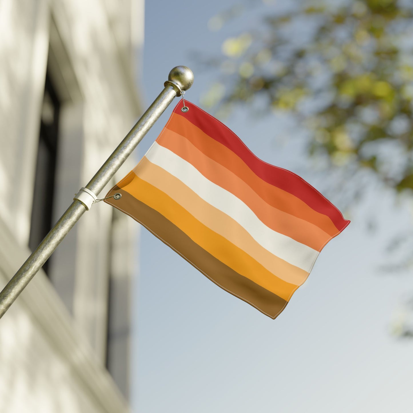 12'' × 18'' Butch Double-Sided Pride Flag with Grommets