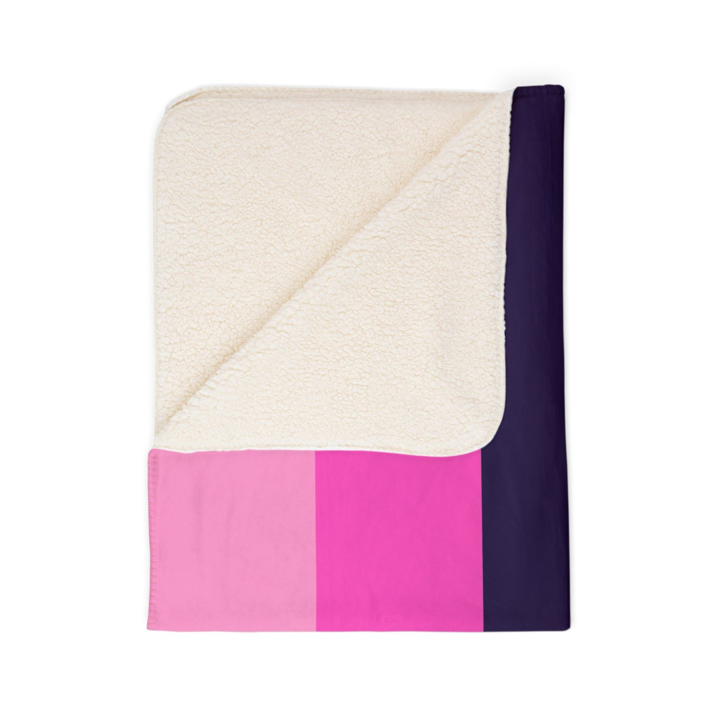 Fleece Sherpa Omnisexual Pride Flag Blanket