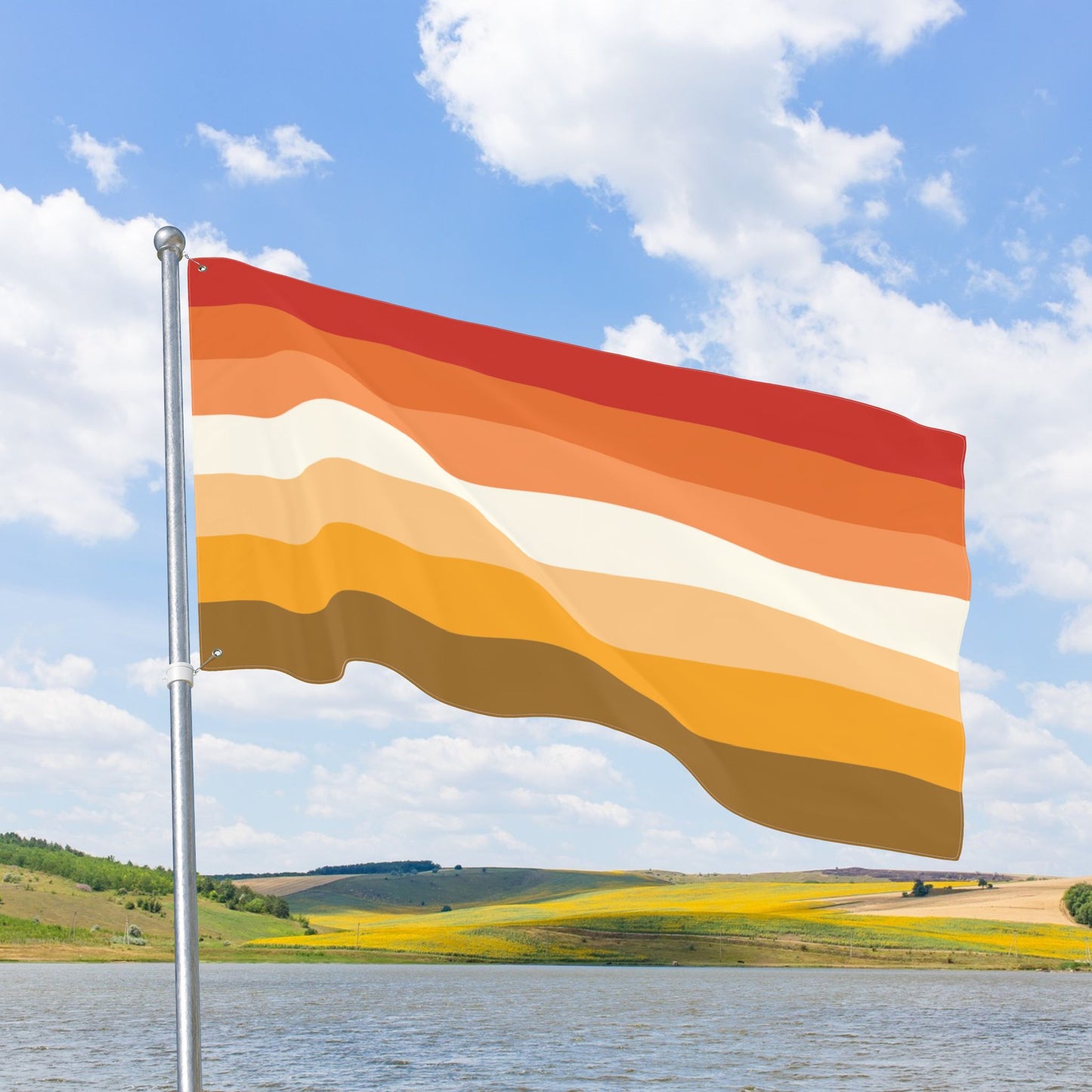 Butch Double-Sided Pride Flag with Grommets