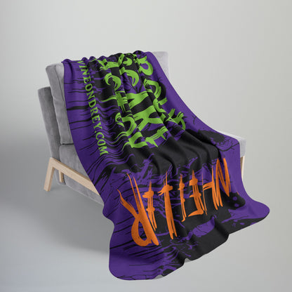 Proud to Be a Scare Actor Personalized Fleece Sherpa Blanket • Irvine Ondrey Engineering