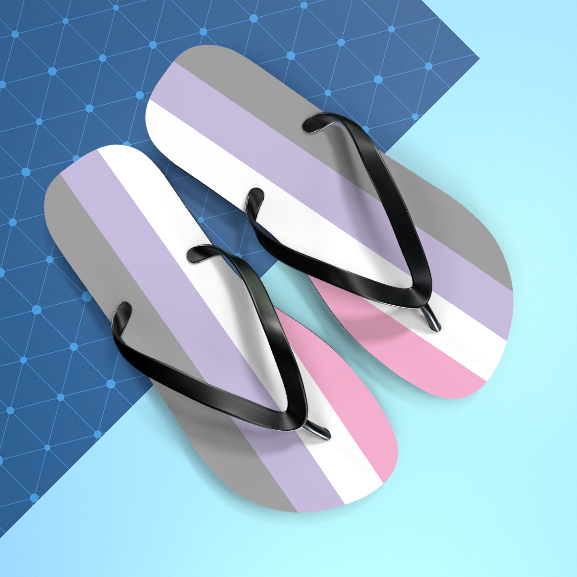 Cupiosexual Pride Flip Flops