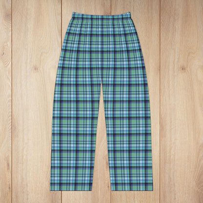 Women’s Green & Purple West Mifflin PA Plaid Pajama Pants