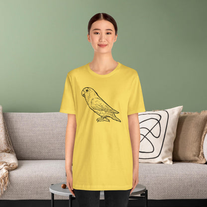 Holly Girl Lovebird, Line Art Tee