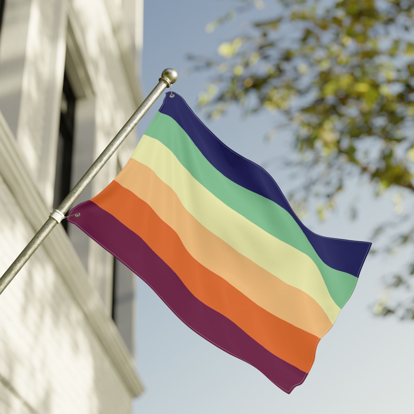 24'' × 36'' Butchgender Double-Sided Pride Flag with Grommets