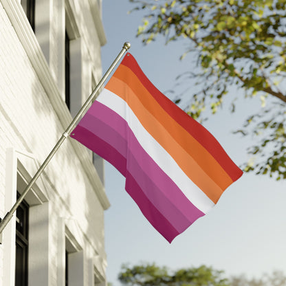 36'' × 60'' Lesbian Pride 7-Stripe Flag with Grommets