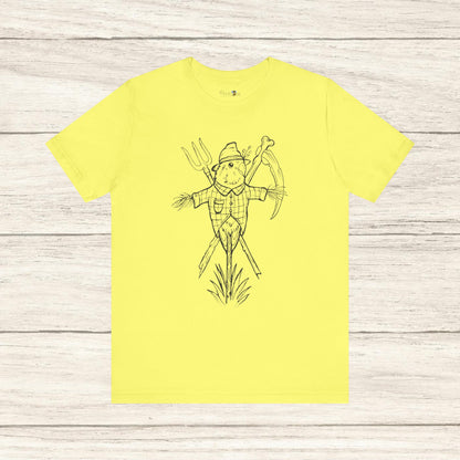 Scarecrow Lovebird, Line Art Tee