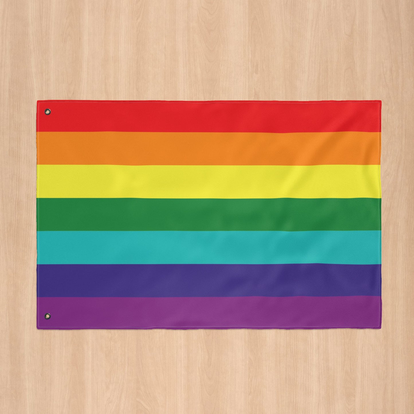 Rainbow Pride 7-Stripe with Grommets