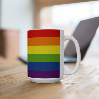 Intersex-Inclusive Progress Rainbow Pride Flag 11oz or 15oz Ceramic Mug