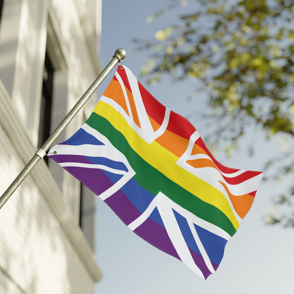 24'' × 36'' UK Rainbow Pride Flag with Grommets