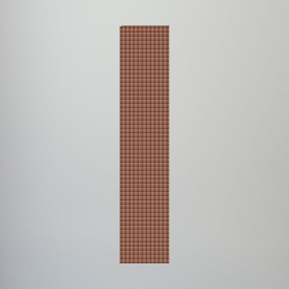 Christmas Brown & Orange Cleveland OH Plaid Gift Wrapping Paper Roll