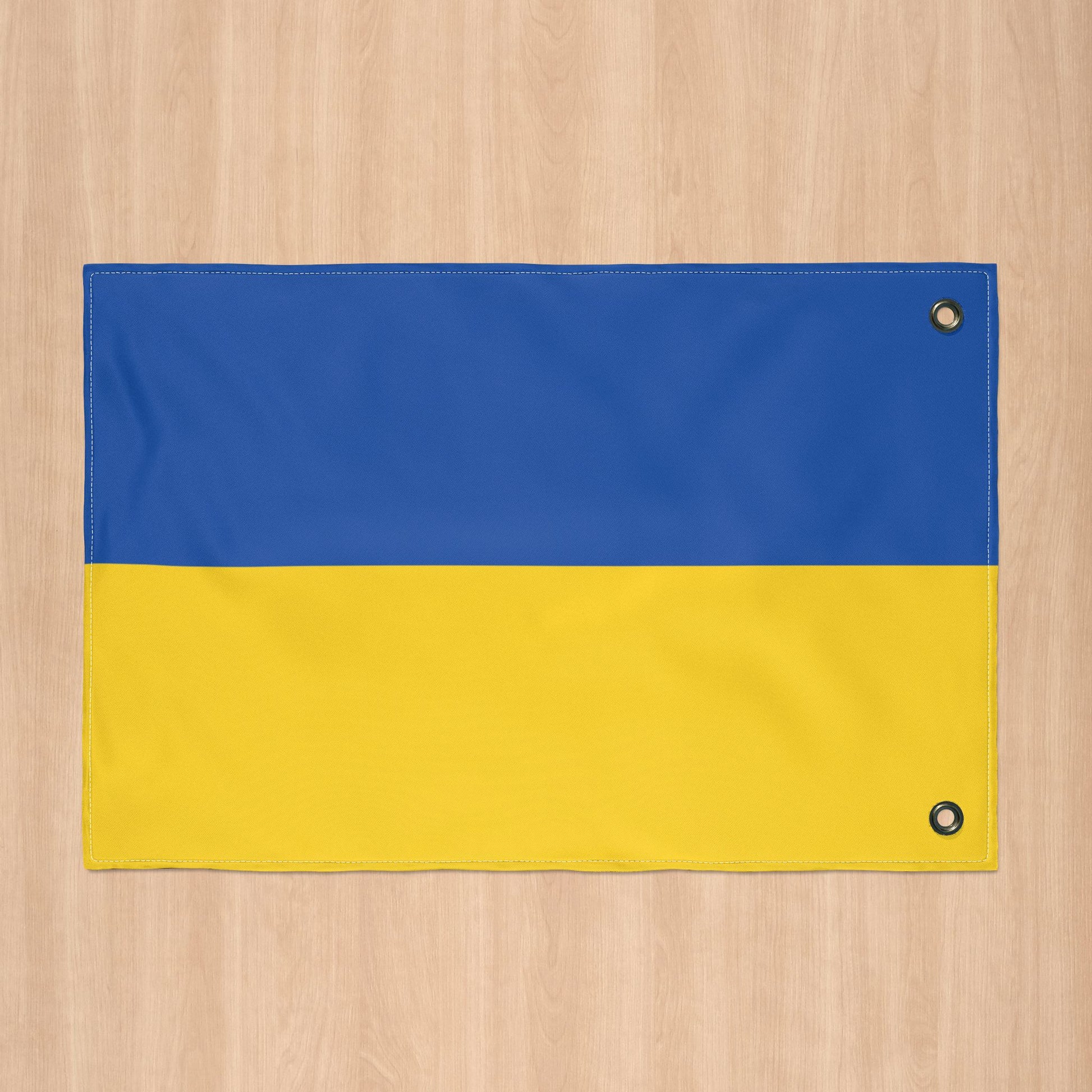 Ukraine Flag with Grommets