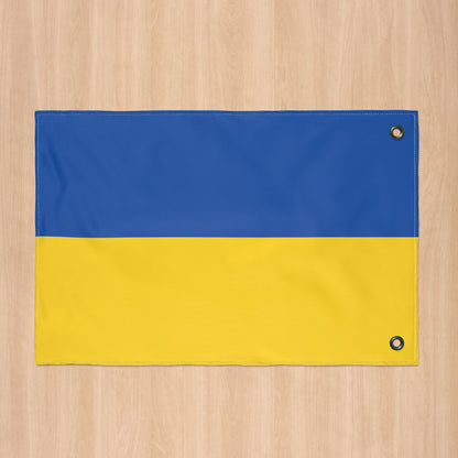 Ukraine Flag with Grommets