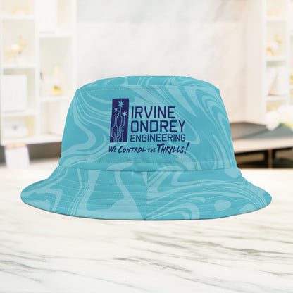 Teal Swirl Bucket Hat • Irvine Ondrey Engineering