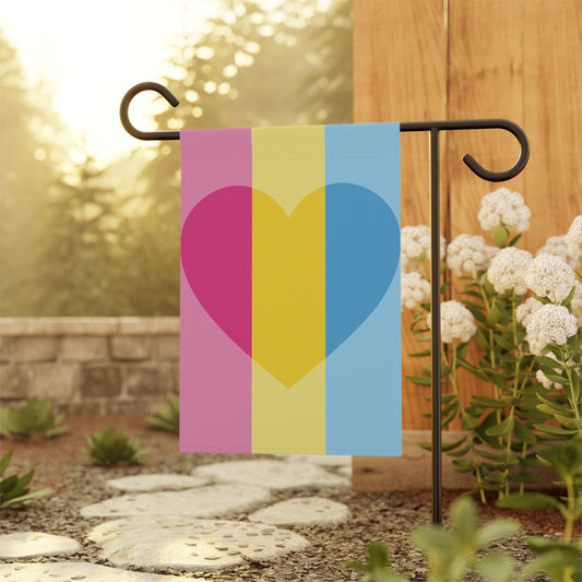 Panromantic Garden Flag Banner