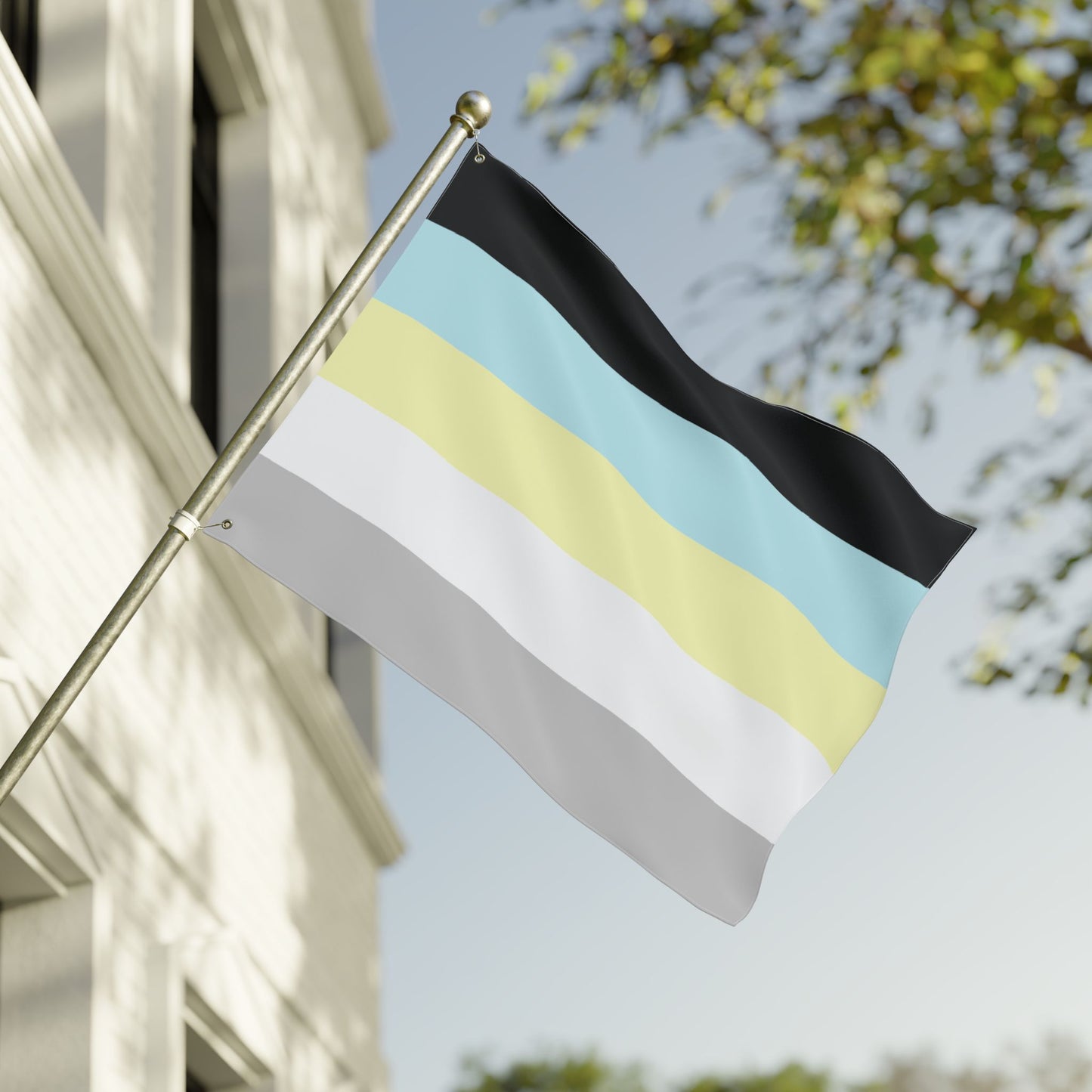Requiesromantic Pride Flag with Grommets