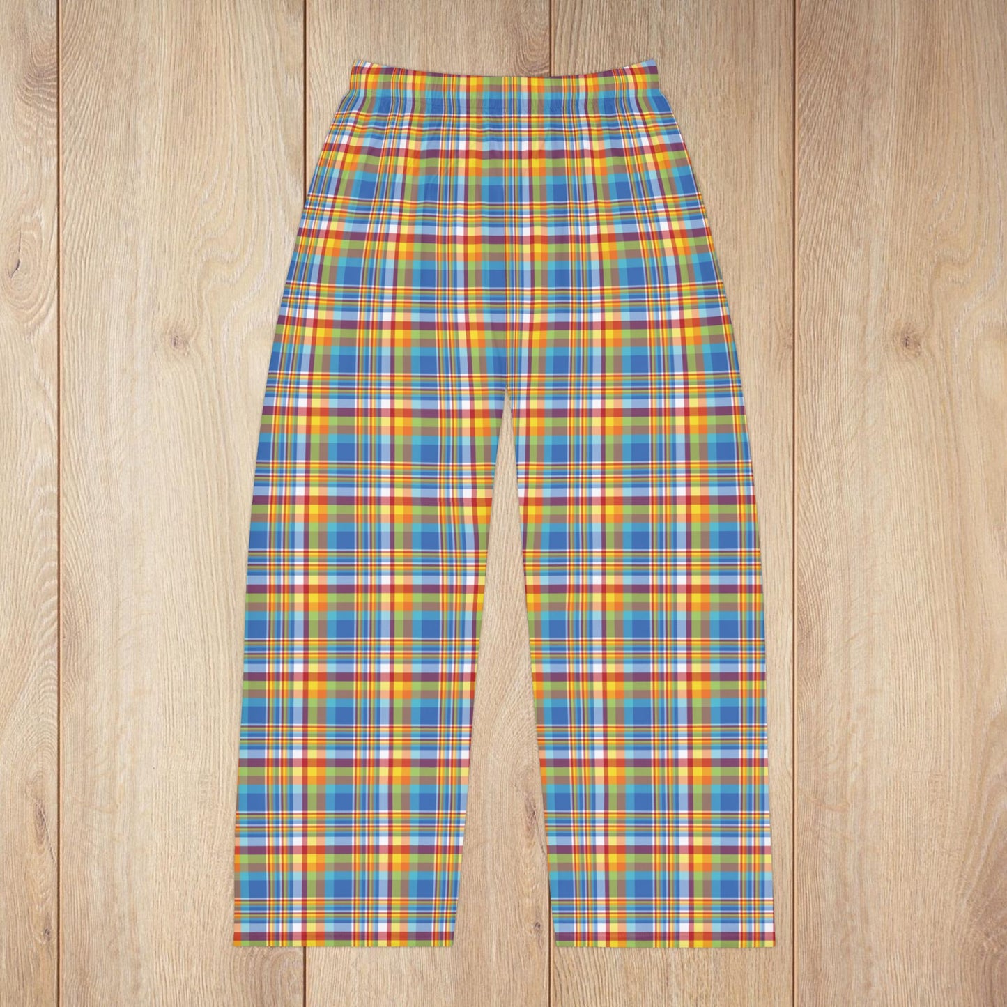 Men’s Midway Boardwalk Rainbow Ohio Plaid Pajama Pants