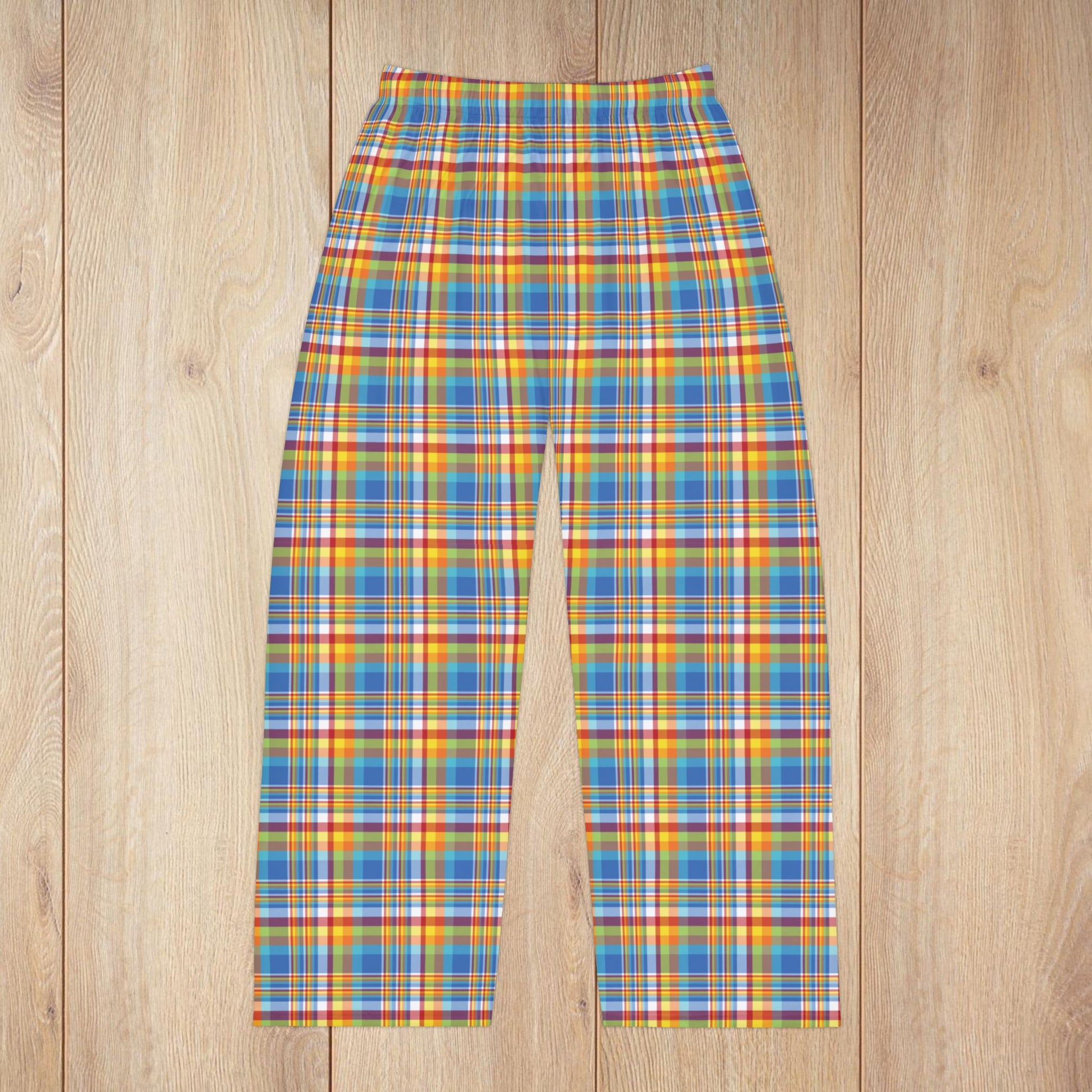 Men’s Midway Boardwalk Rainbow Ohio Plaid Pajama Pants