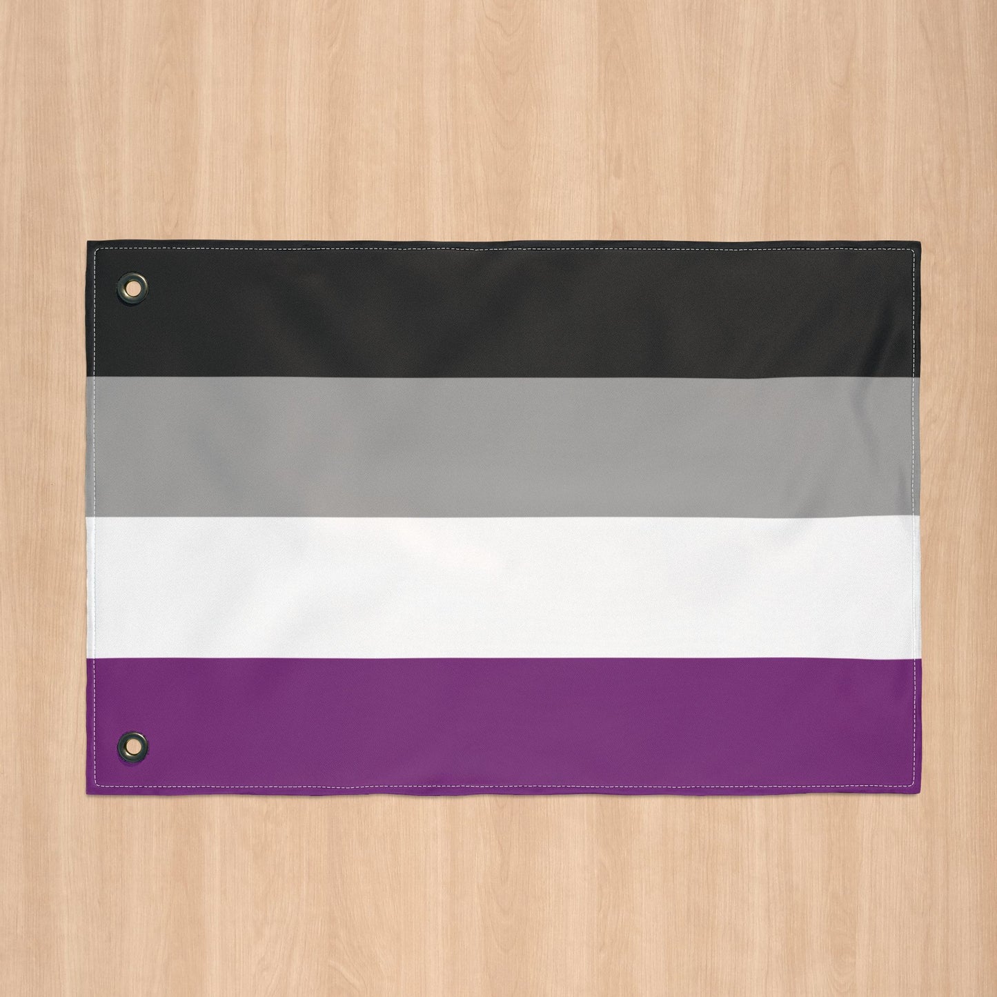 Asexual Pride Flag with Grommets