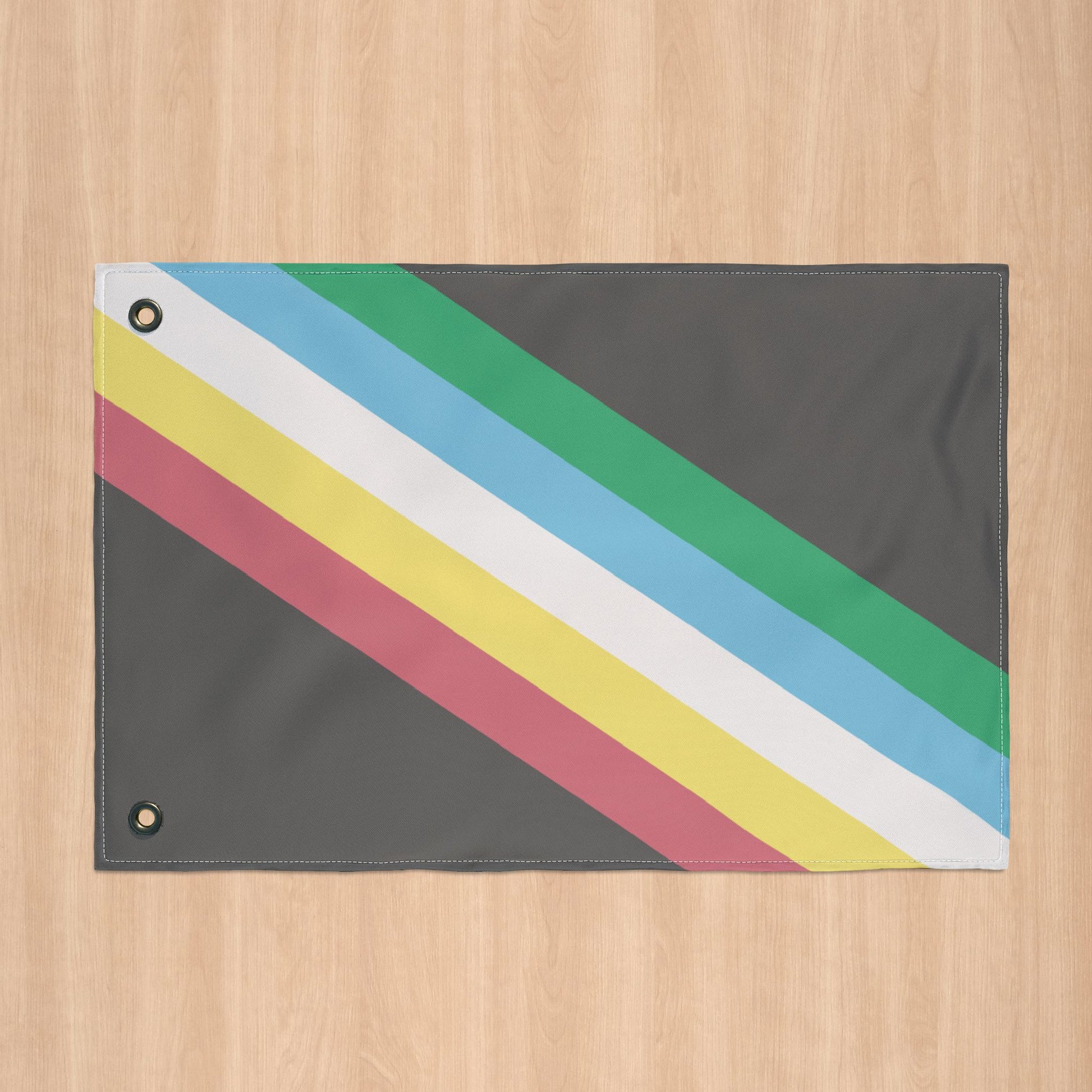 Disability Pride Flag with Grommets
