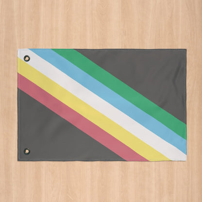 Disability Pride Flag with Grommets