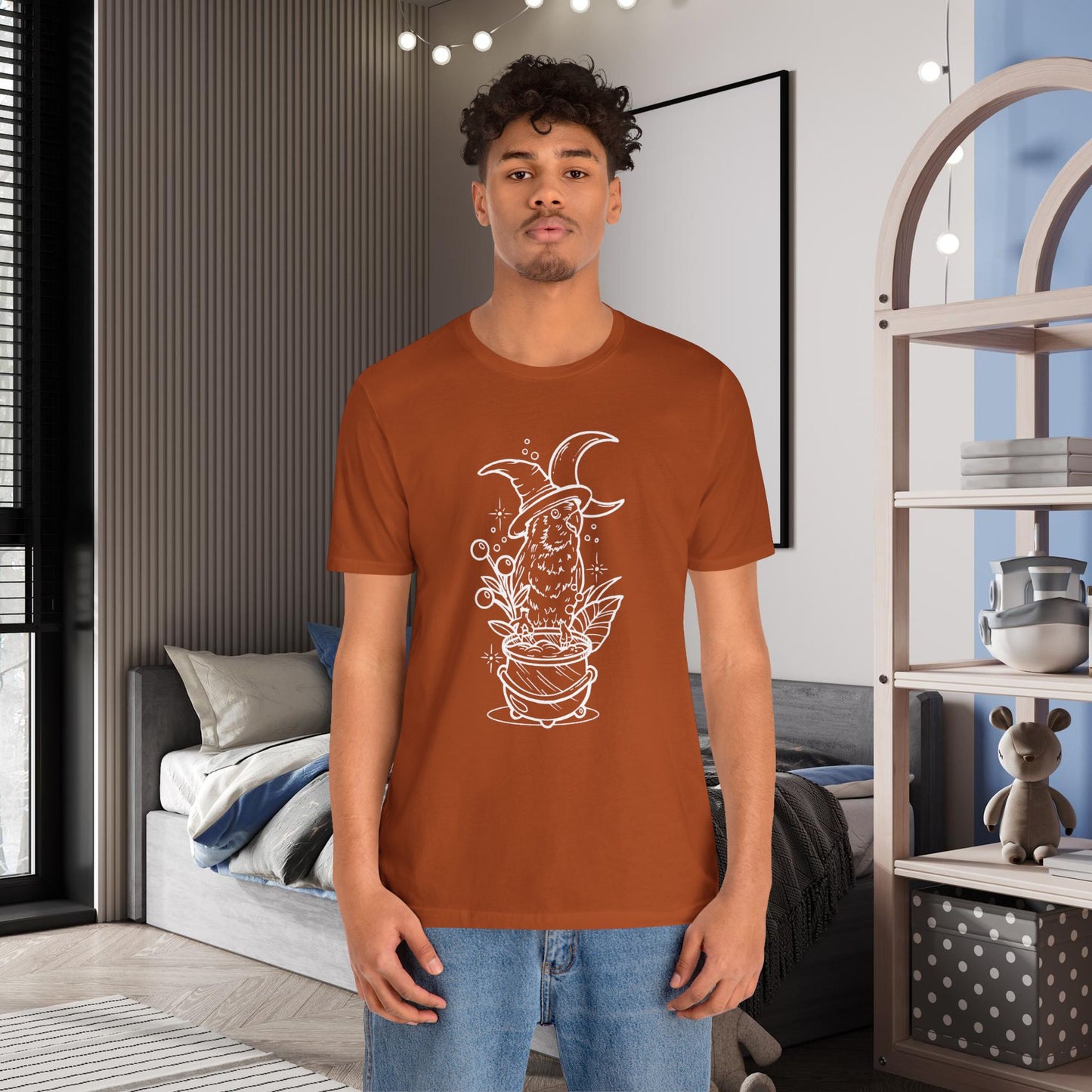 Witches' Brew Lovebird, Line Art Tee