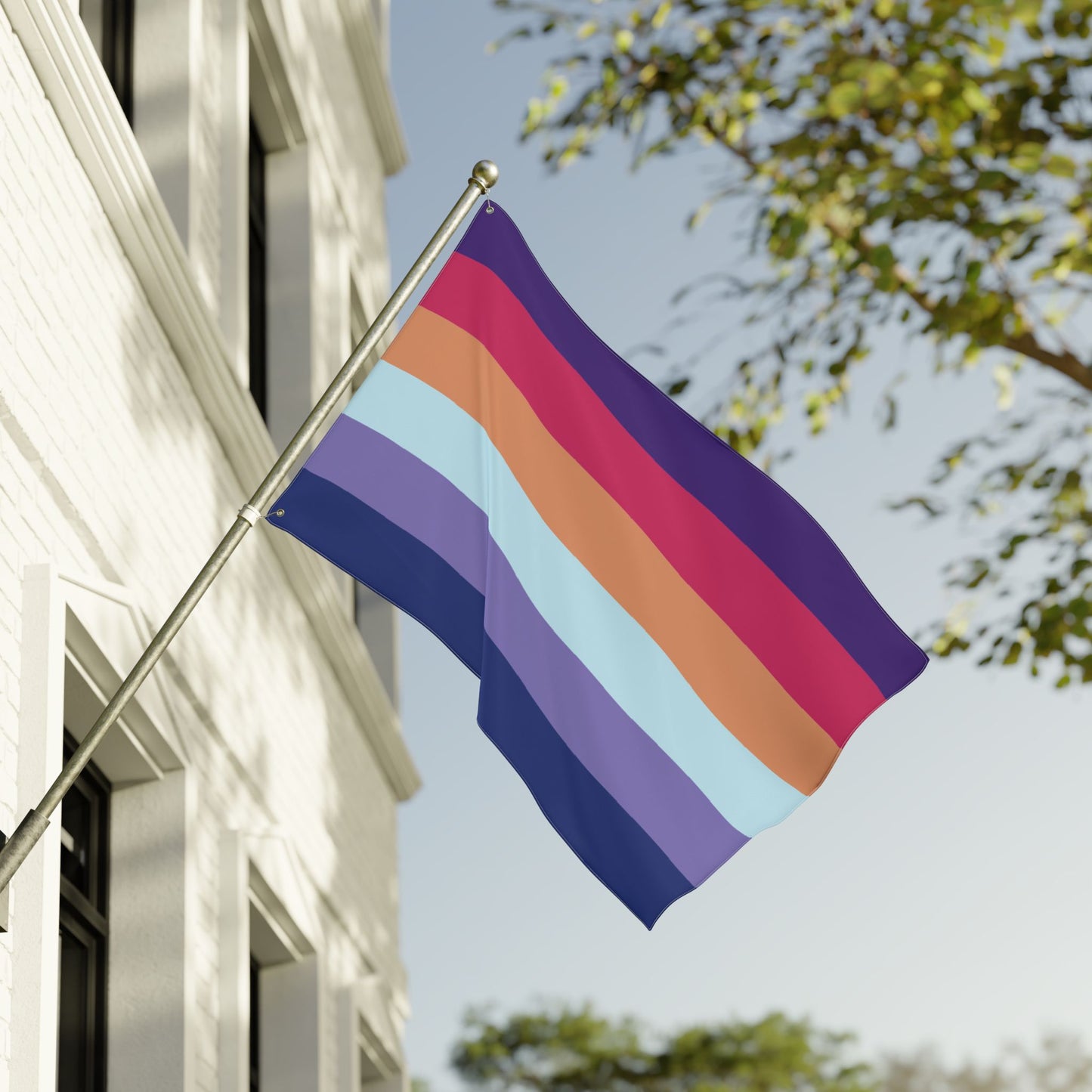 36'' × 60'' Lesboy Double-Sided Pride Flag with Grommets