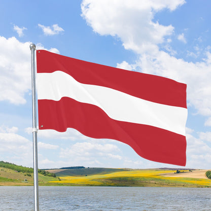 Austria Flag with Grommets