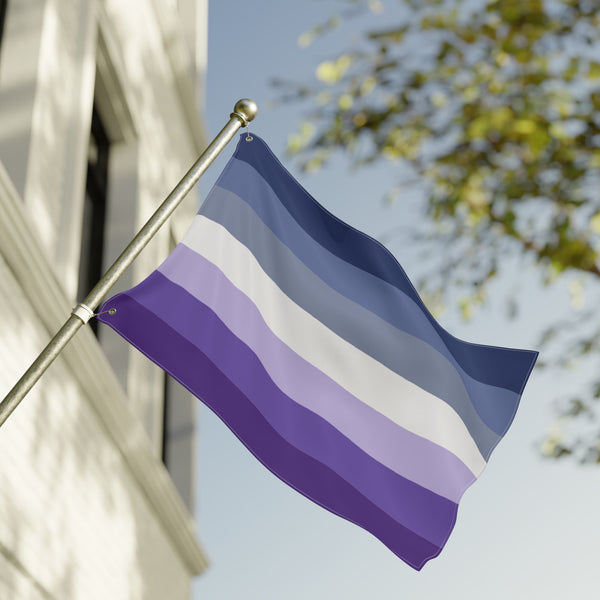 24'' × 36'' Butch Blue Pride Flag with Grommets