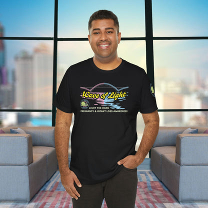 Mattie's Memory Wave of Light, Light the Hoan Bridge Tee, Milwaukee Wisconsin Infant &amp; Pregnancy Loss Charity