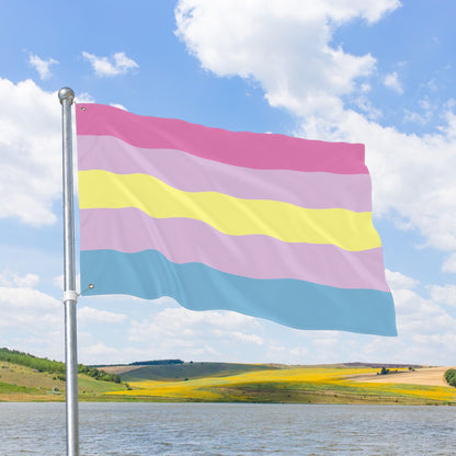 Aporagender Double-Sided Pride Flag with Grommets