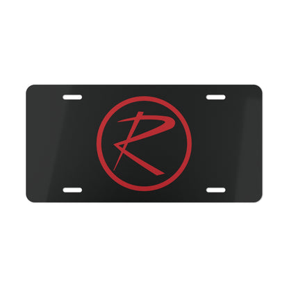 Rambler Logo Black Vanity Plates